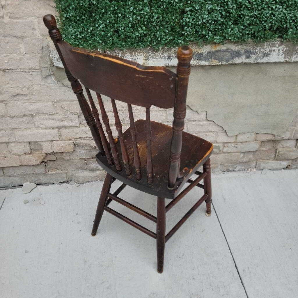Antique Pressback Chair (YVO) (504