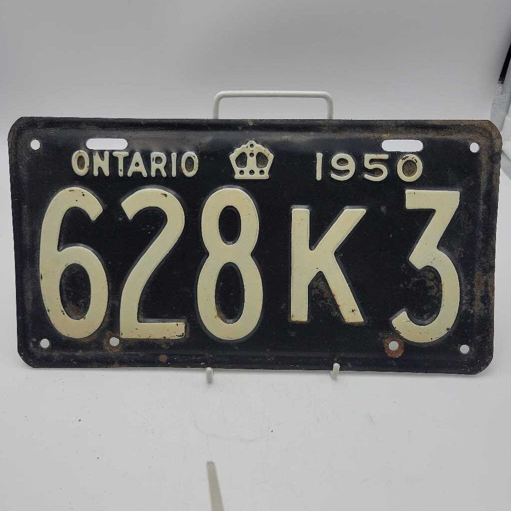1950 Ontario License Plates Pair (JEF)