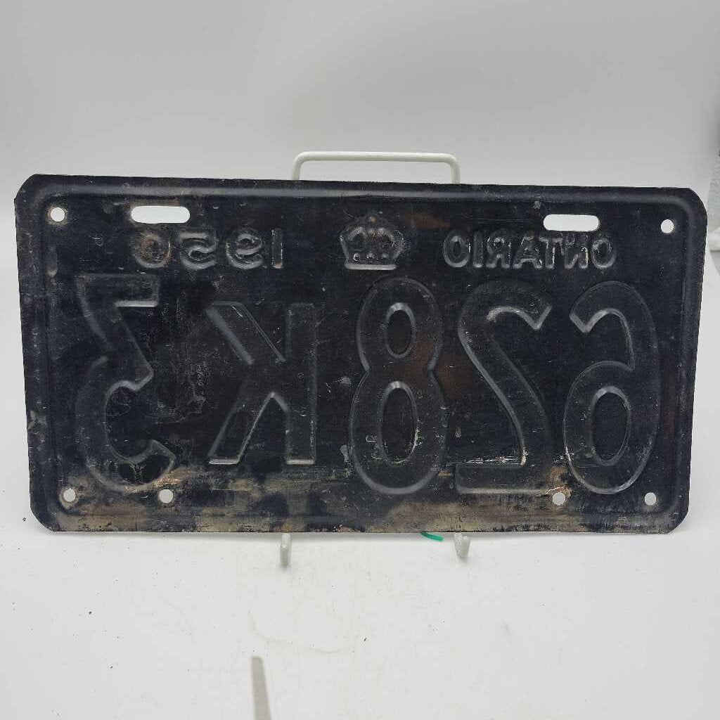 1950 Ontario License Plates Pair (JEF)