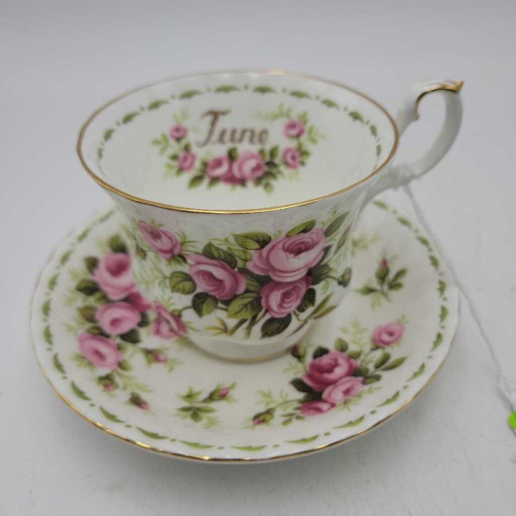 Royal Albert Cup and Saucer June (DEB)