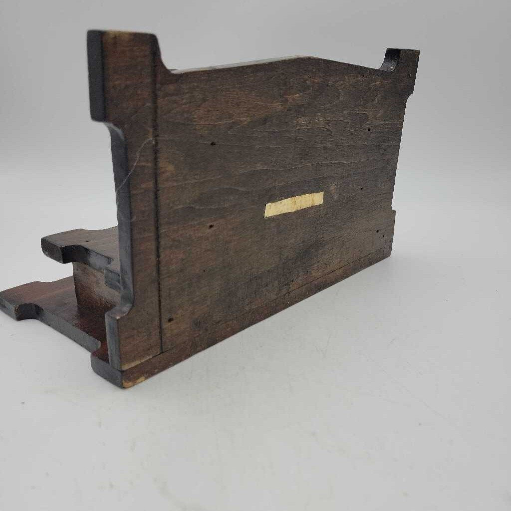 Wooden Letter Holder inkwell Stand (DS) 3252