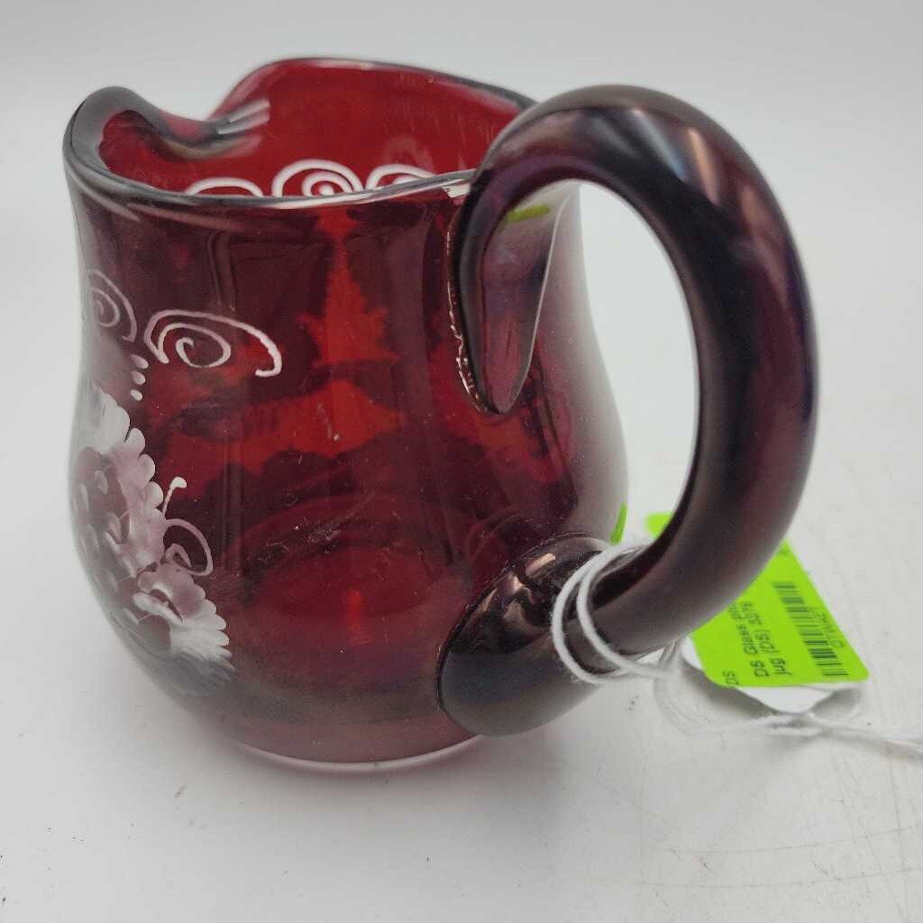 Glass pitcher Bohemian jug (DS) 3279
