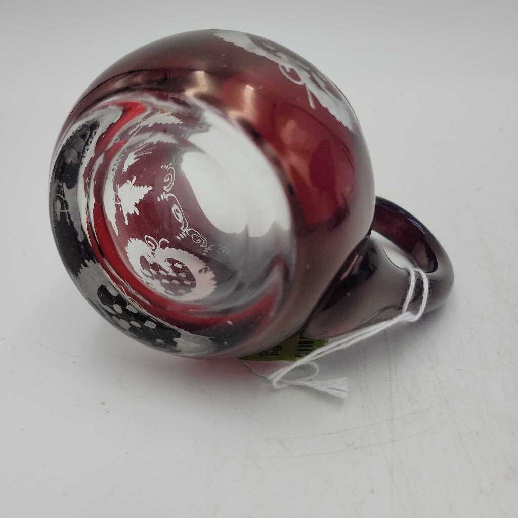 Glass pitcher Bohemian jug (DS) 3279