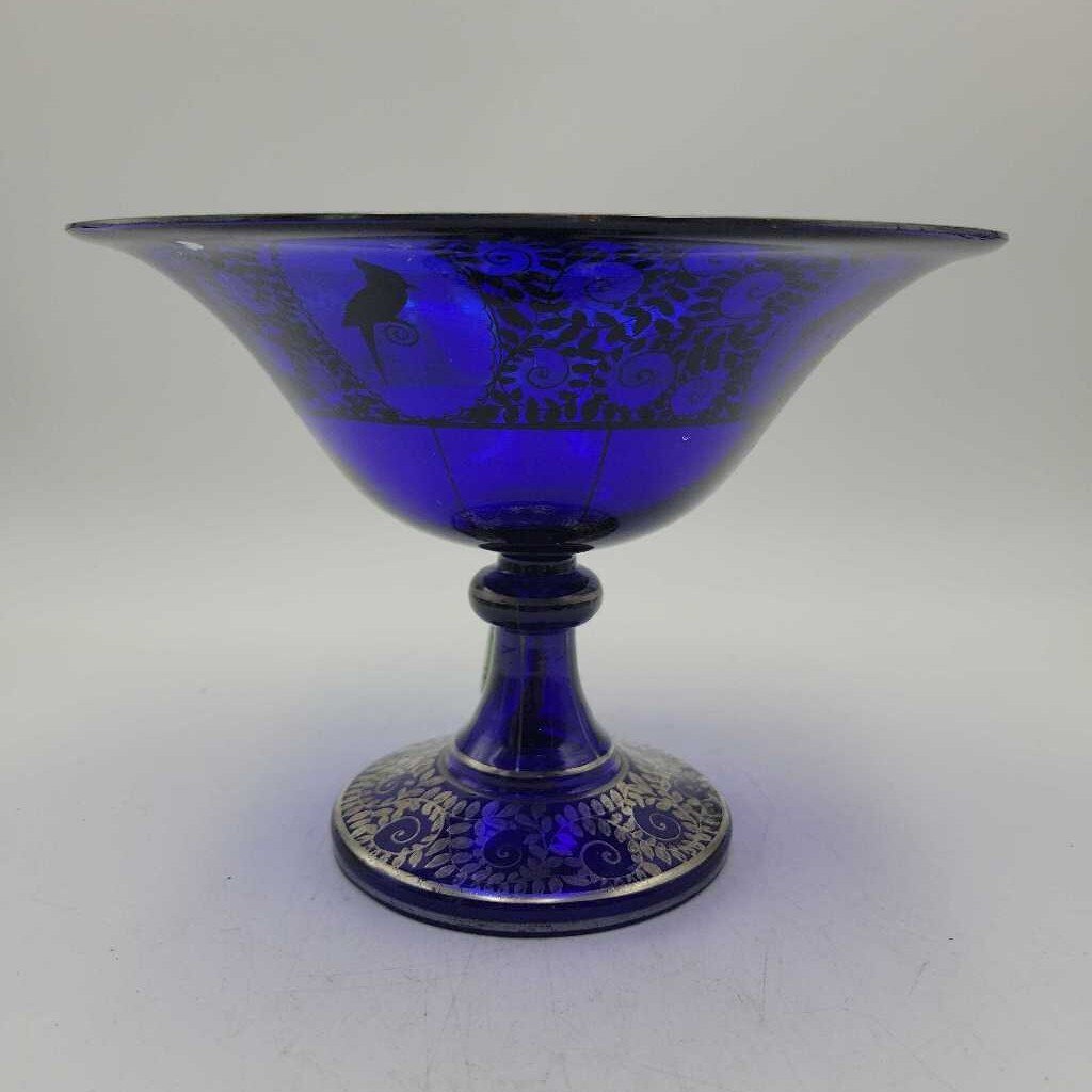 Art Deco Silver Overlay dish Slovakia / Czechoslovakia (DS) 1929