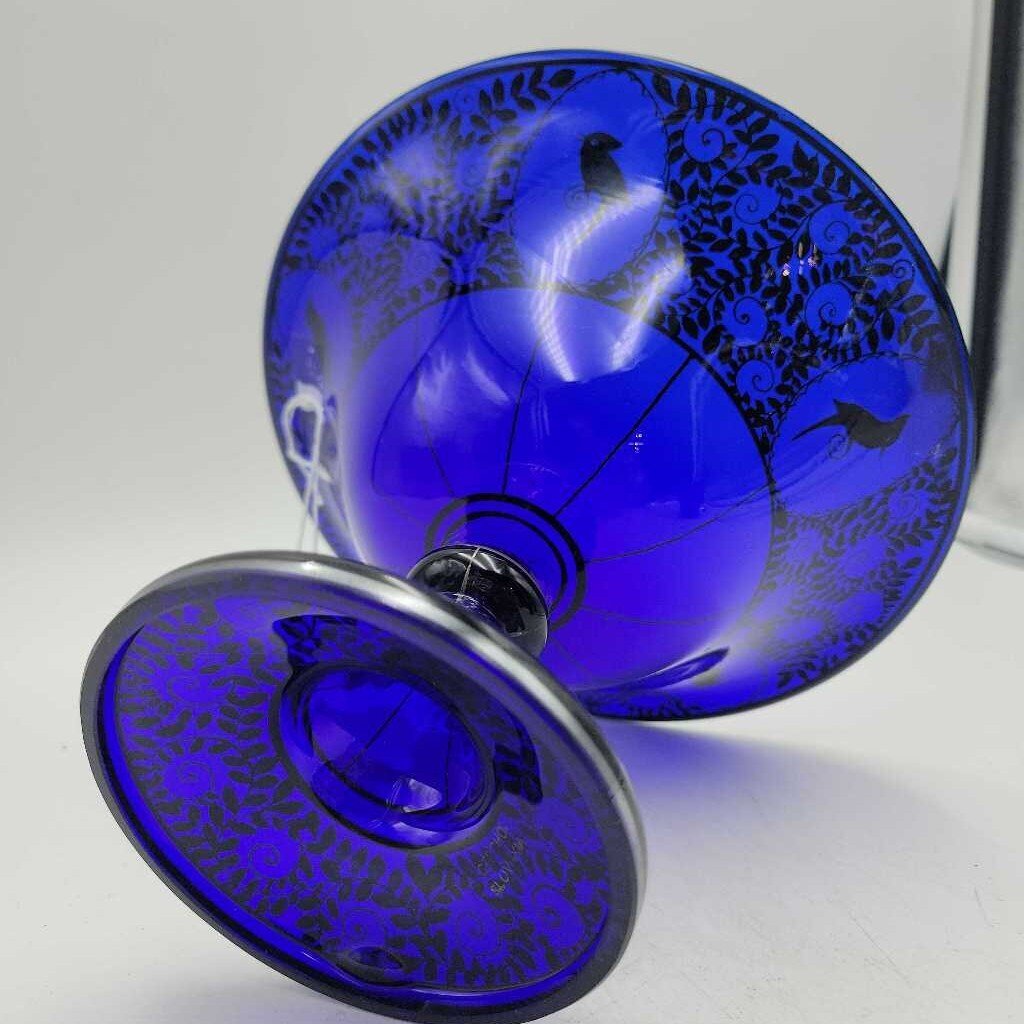 Art Deco Silver Overlay dish Slovakia / Czechoslovakia (DS) 1929