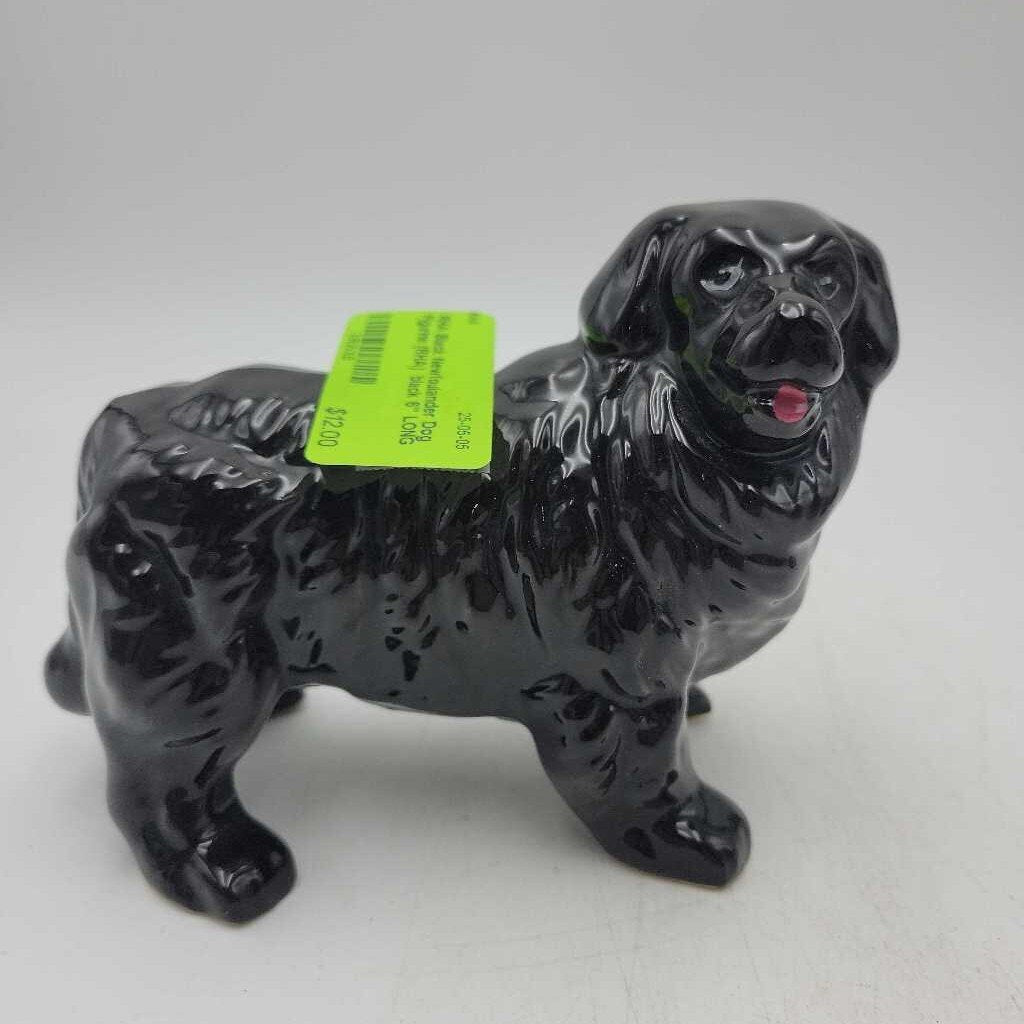 Black Newfoulander Dog Figurine (RHA)