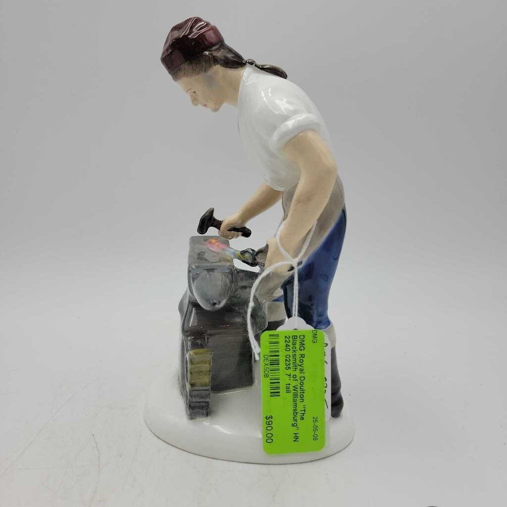 Royal Doulton "The Blacksmith of Williamsburg" HN 2240 0235