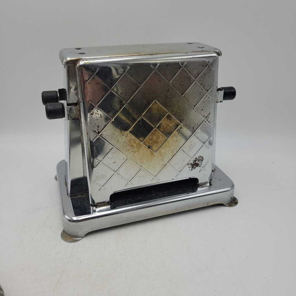 1940's chrome flipside toaster, working (GBZ)