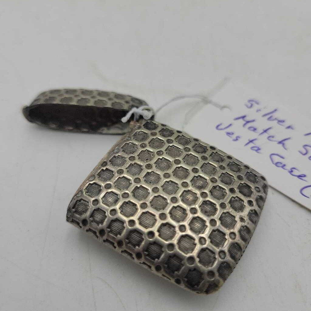 Silver Plated Match Safe, Vesta Case (JL)