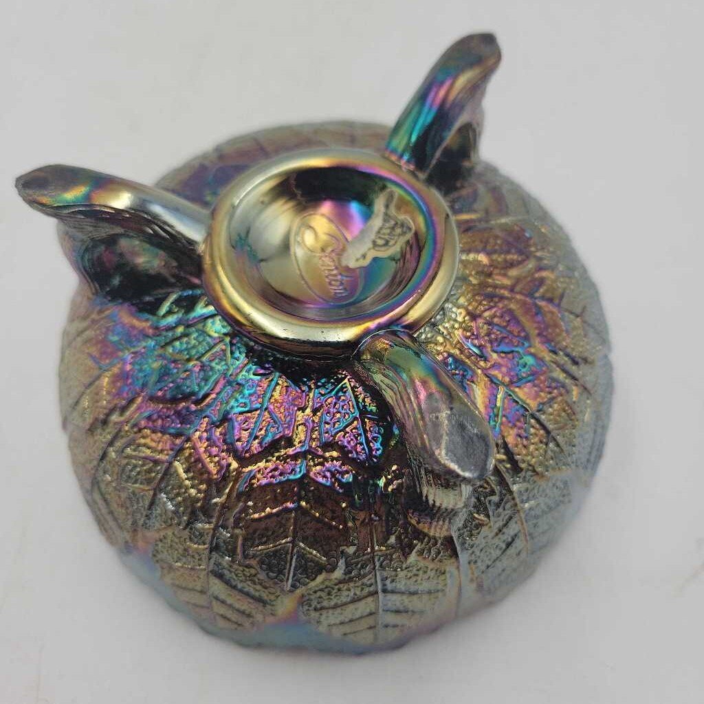 Antique Fenton Iridescent Foted Bowl (NS) #536