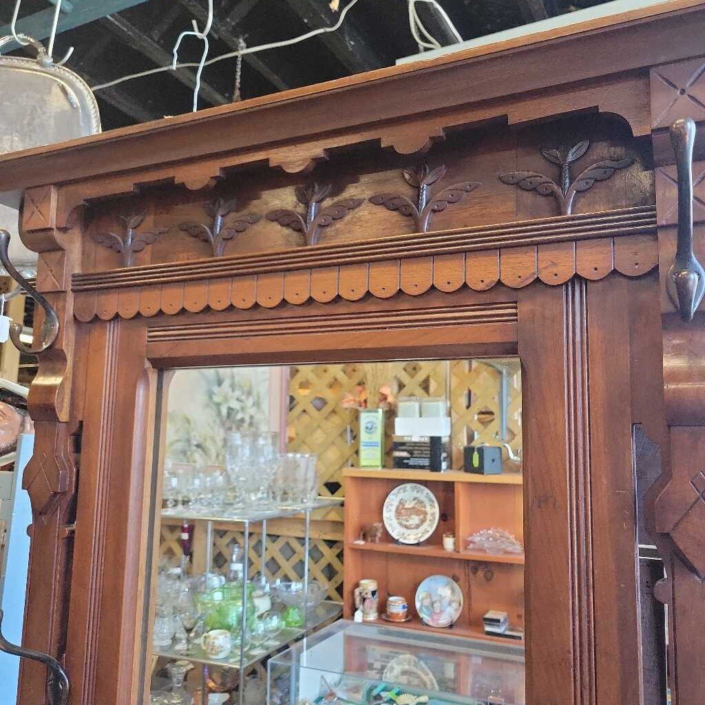 Victorian Walnut Hall Stand (NS) 534