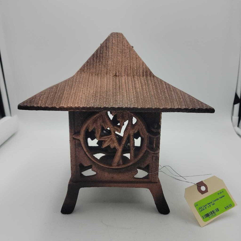 Cast Metal Candle holder (JAS)