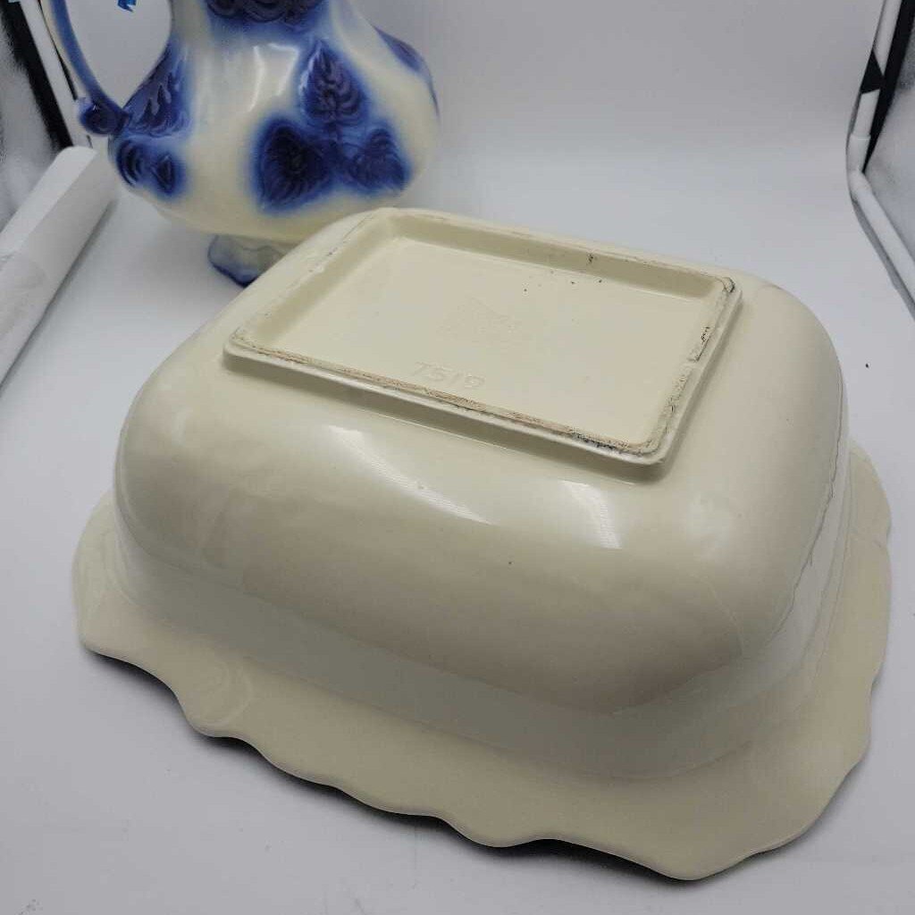 McCoy pottery Pitcher and Rare Square bowl