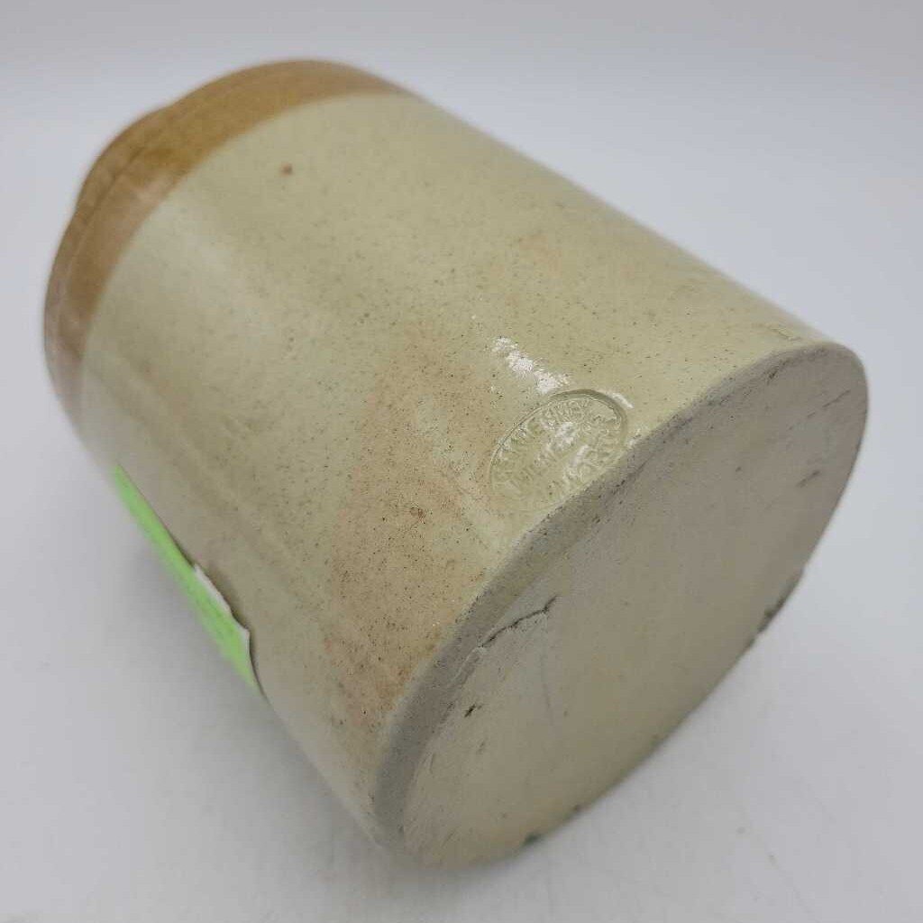 Small Pottery Crock (YVO) (505)