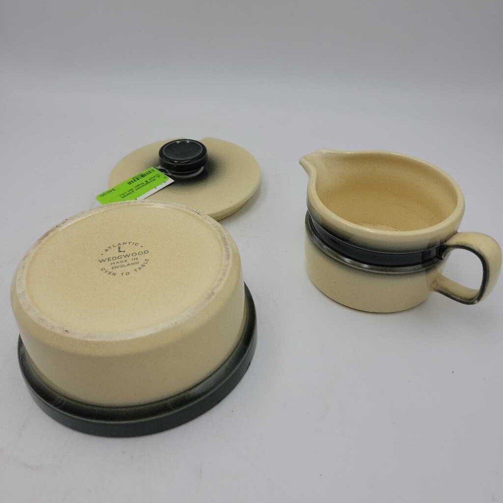 Wedgewood Atlantic Cream & Sugar Set (JL)