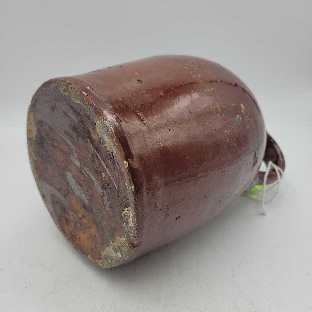 Quarter Gallon Redware Jug (JAS)