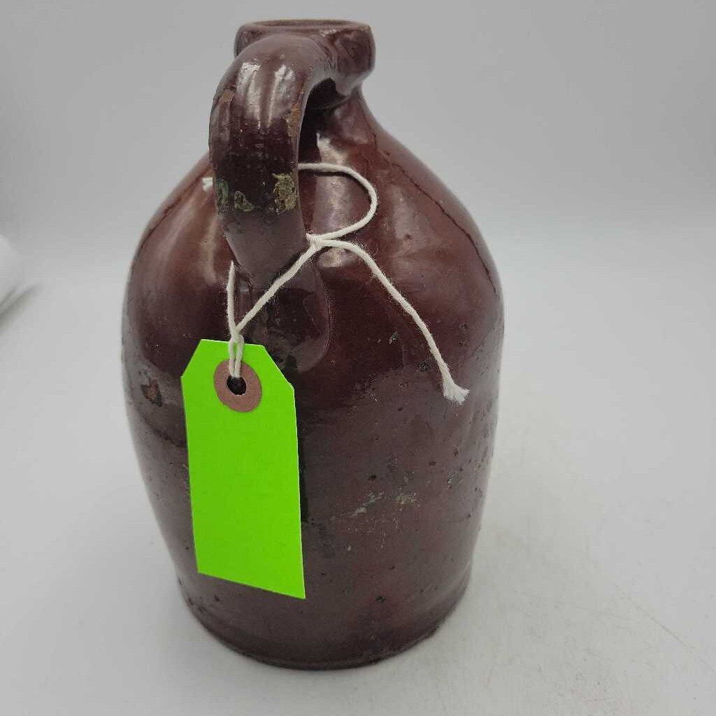 Quarter Gallon Redware Jug (JAS)