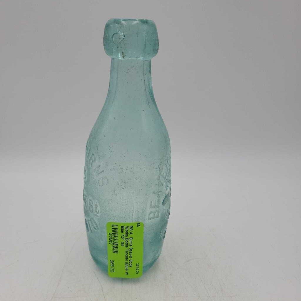 A Burns Beaver Soda Works Bottle Toronto (BS)& W