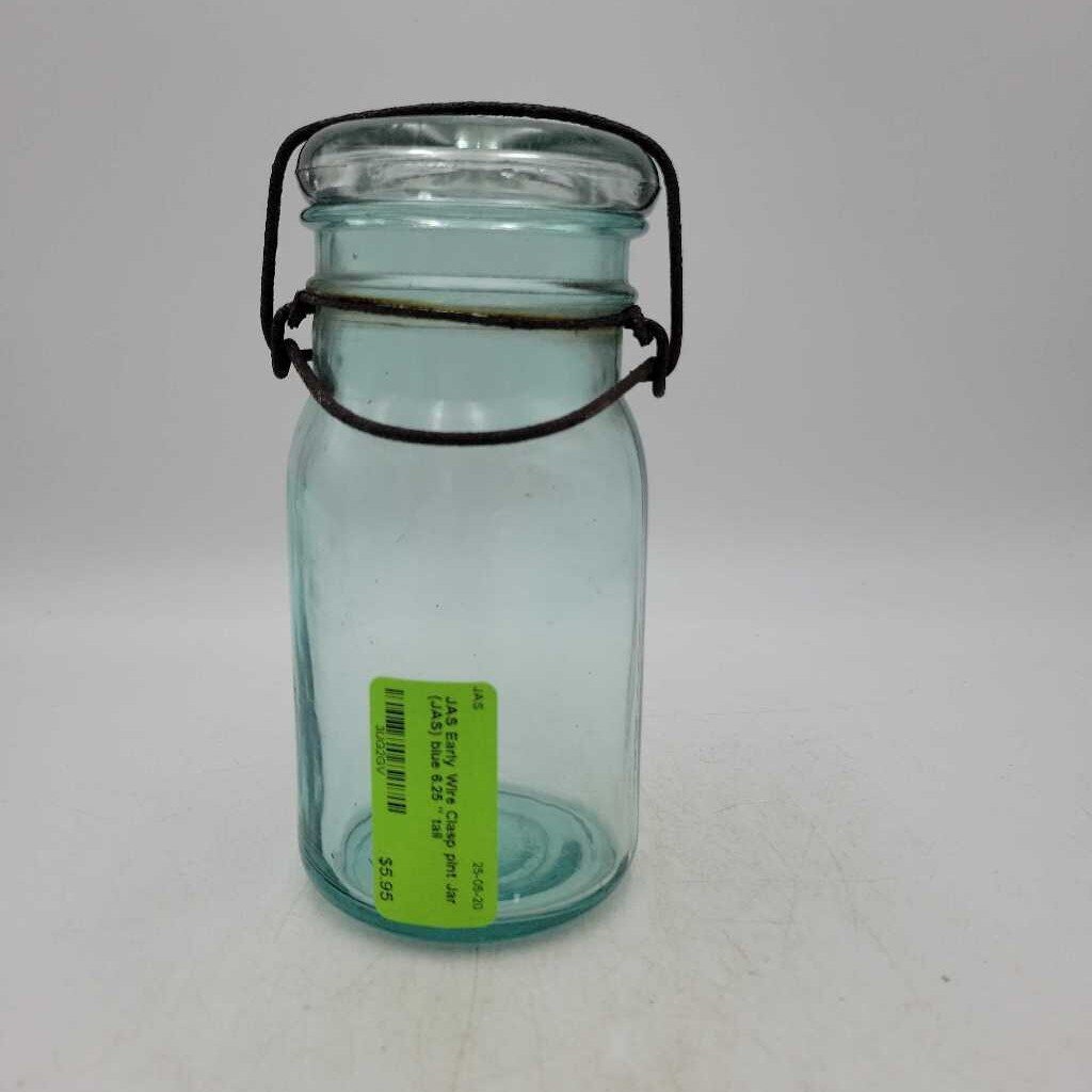 Early Wire Clasp pint Jar (JAS)