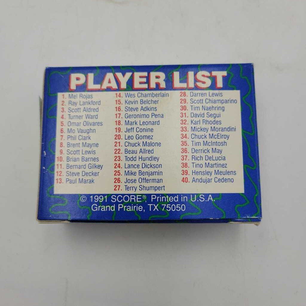 1991 Score Rookie Baseball Set (JAS)