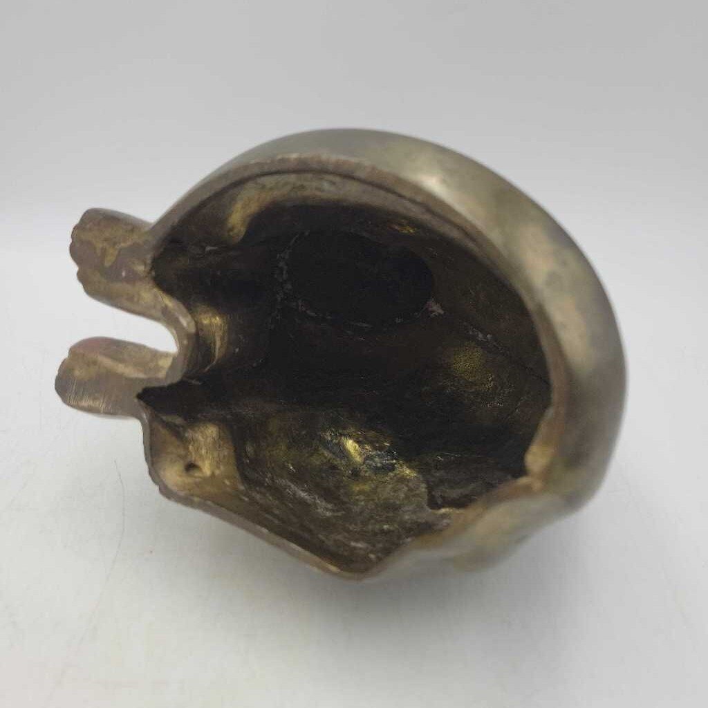 Vintage 8" Brass Cat (0896)