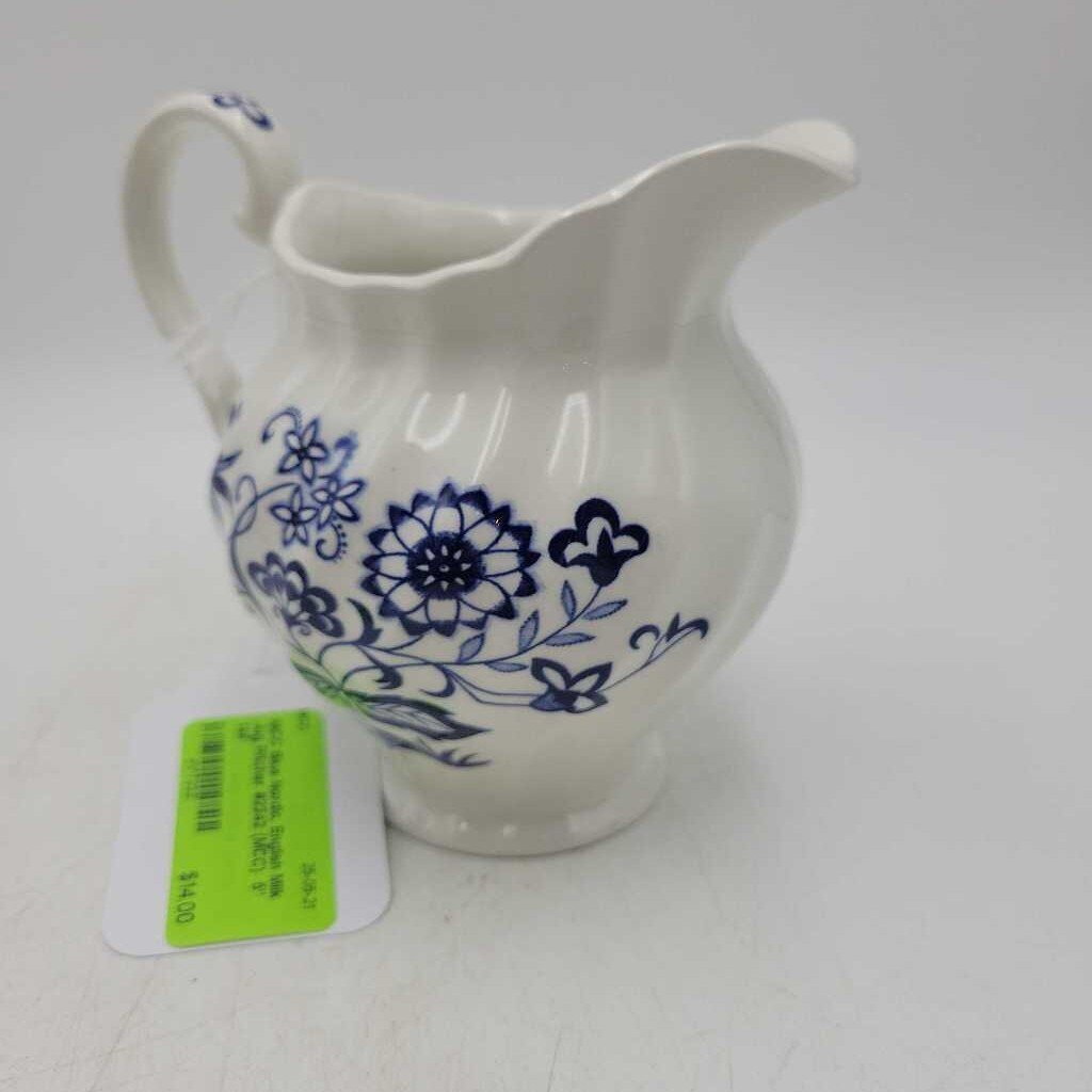 Blue Nordic, English Milk Jug Pitcher #2242 (MCC)