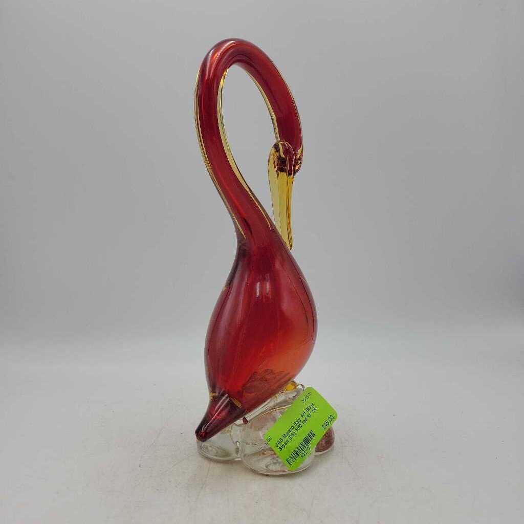 Murano Italy Art Glass Swan (DS) 3013