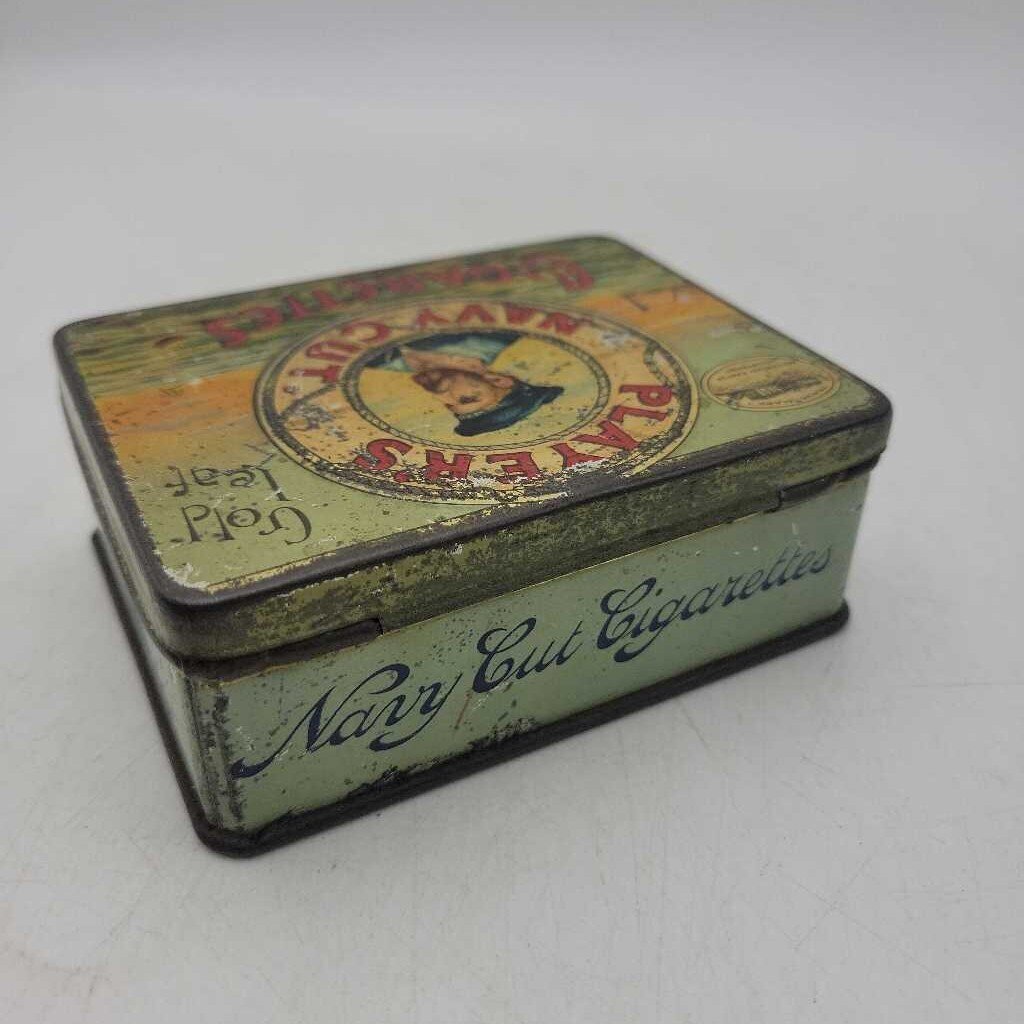 Player's Navy Cut Cigarettes Tin 4x3x1-1/2" (SBG)