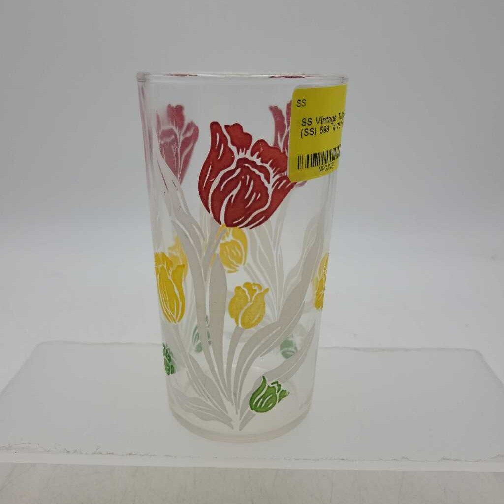 Vintage Tulip Glass 1950's (SS) 598