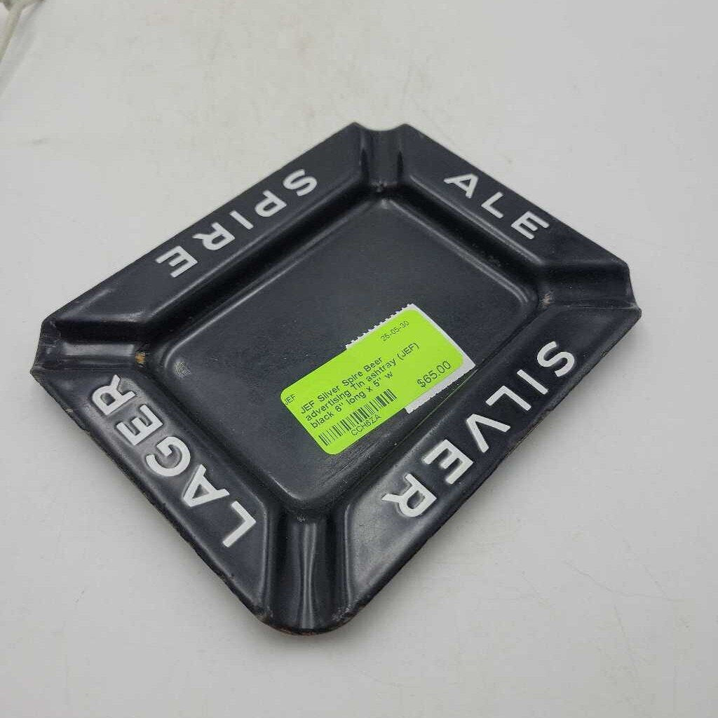 Silver Spire Beer advertising Tin ashtray (JEF)