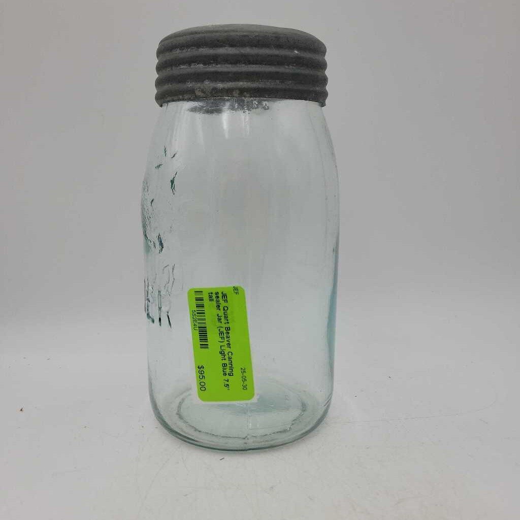 Quart Beaver Canning sealer Jar (JEF)