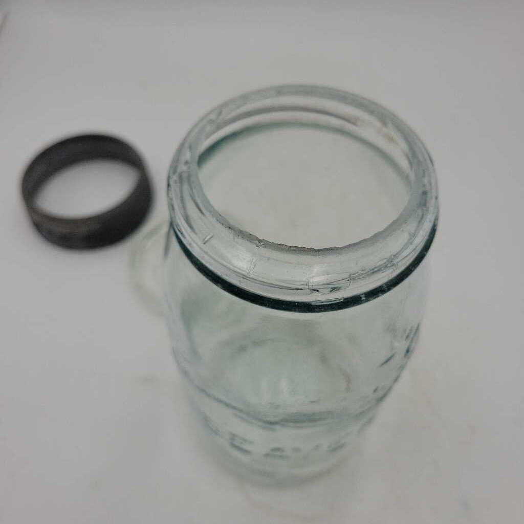 Quart Beaver Canning sealer Jar (JEF)