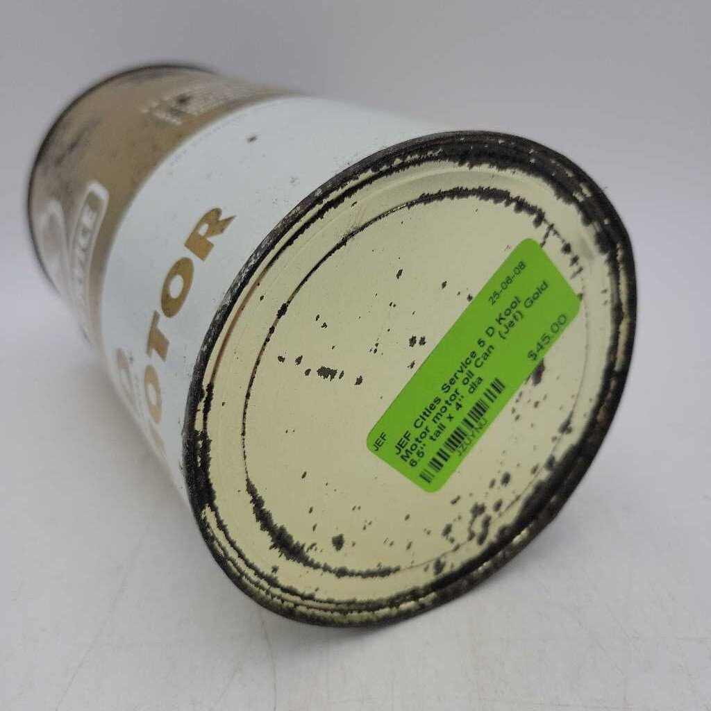 Cities Service 5 D Kool Motor motor oil Can (Jef)