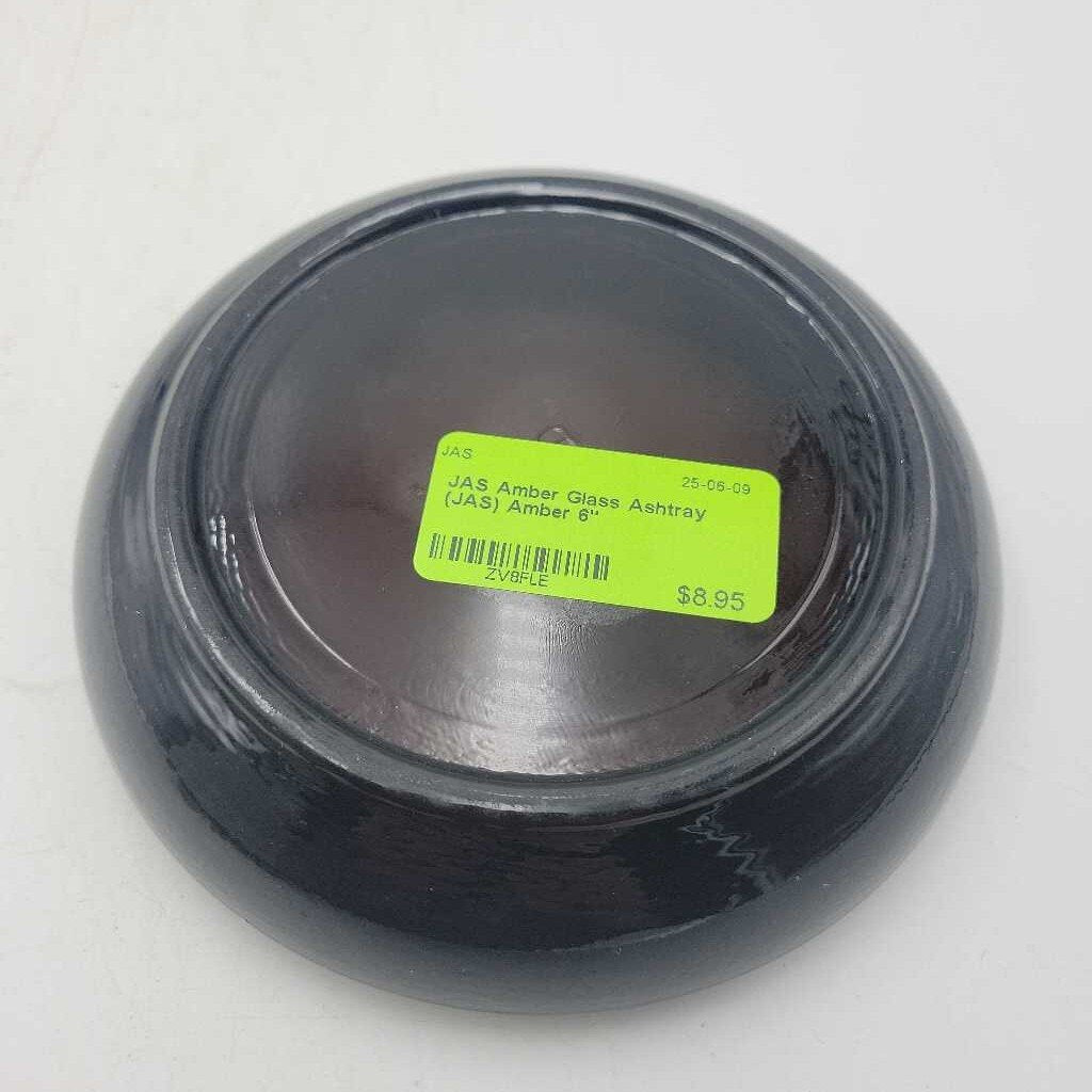Amber Glass Ashtray (JAS)