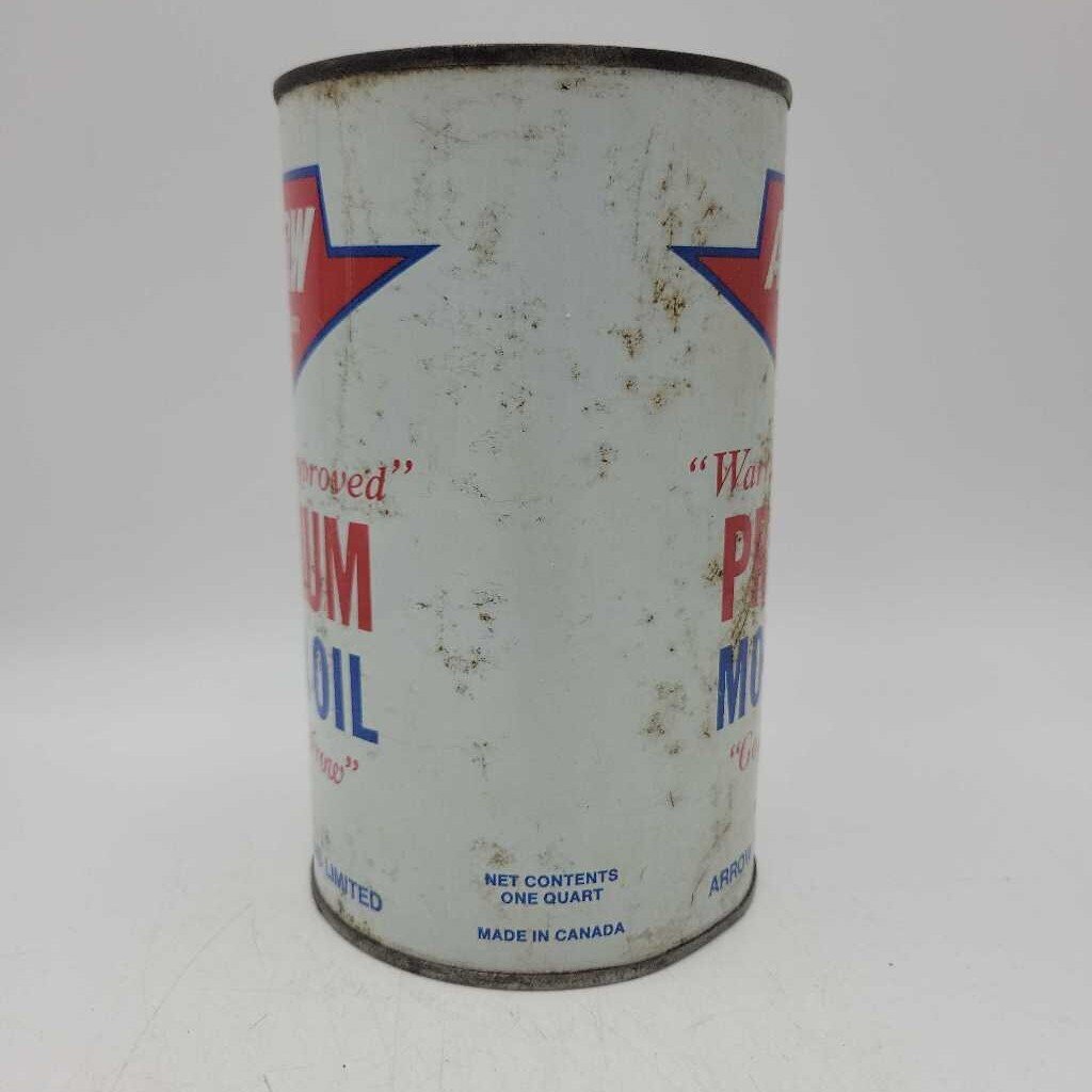 Arrow motor oil Tin Can Full (Jef)