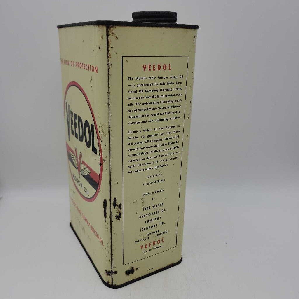Veedol motor oil Tin Can Gallon (Jef)