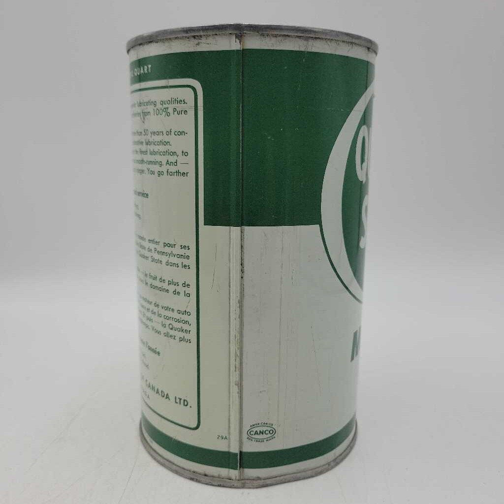Quaker State motor oil Tin Can (Jef)