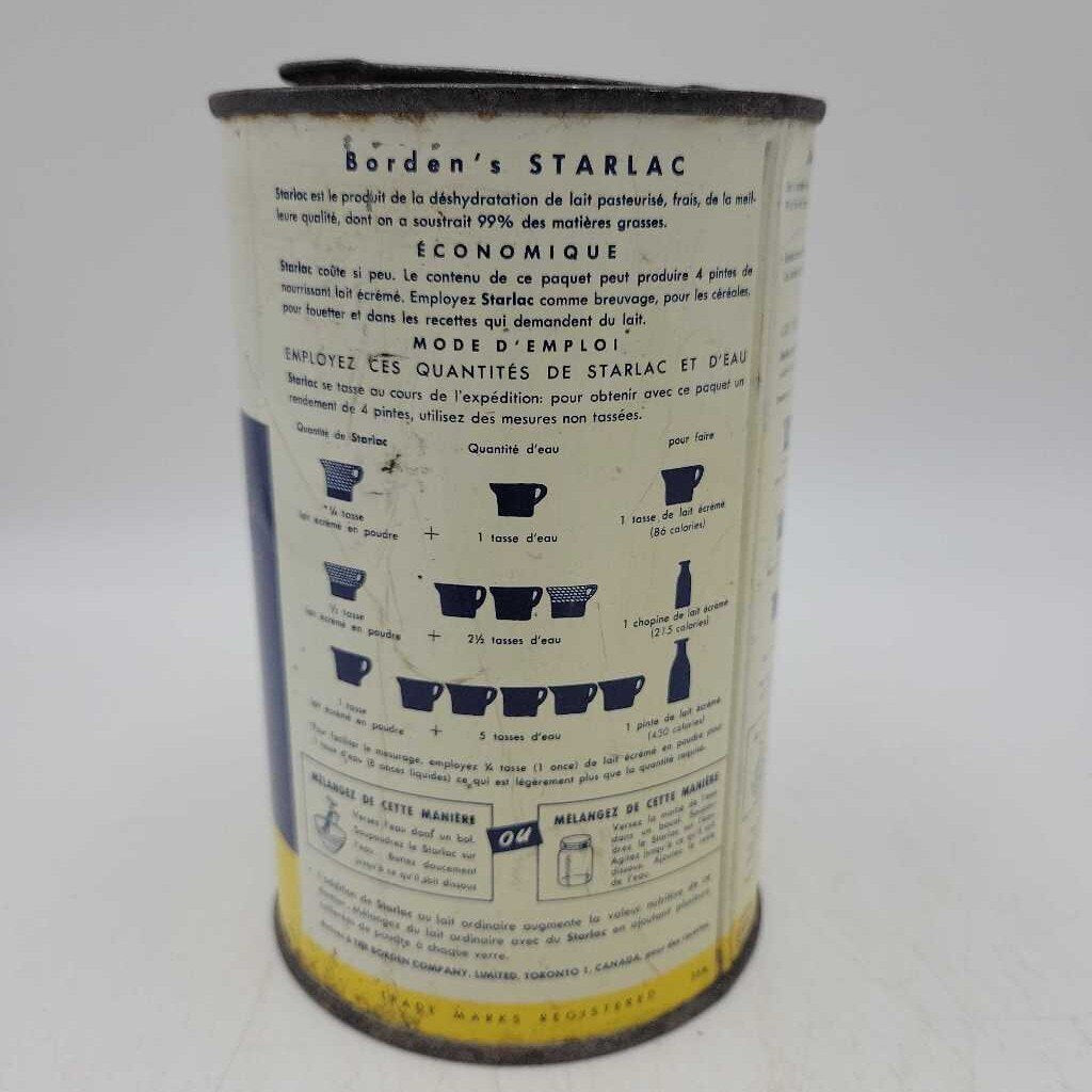 Borden's Starlac Powder Skim Milk Tin 1 lbs (JEF)