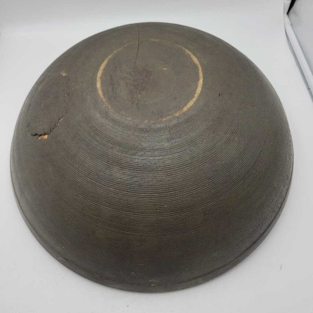 Vintage Large Turned Butter Bowl (YVO) (506)