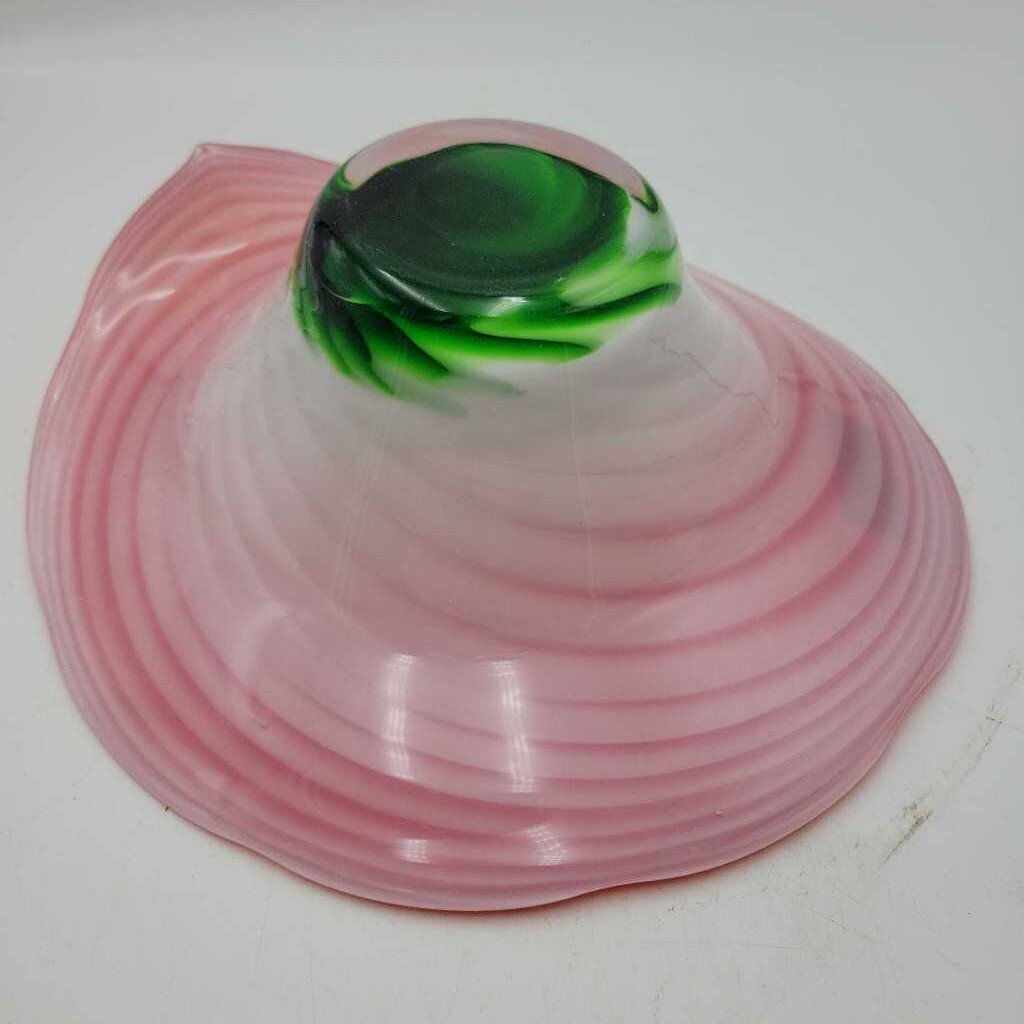 Art Glass Swirl Bowl (DMG) 9580