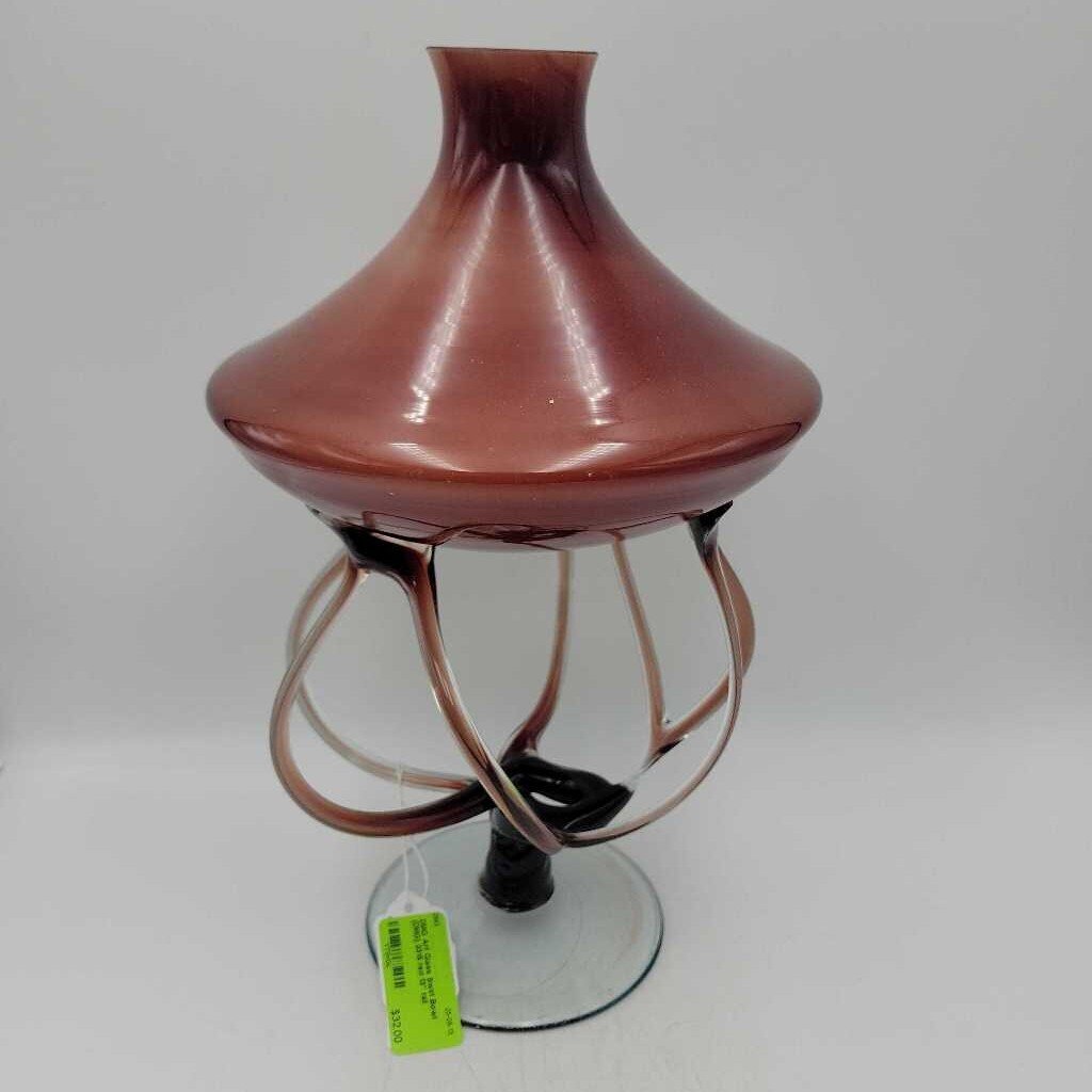 Art Glass Swirl Bowl (DMG) 0315