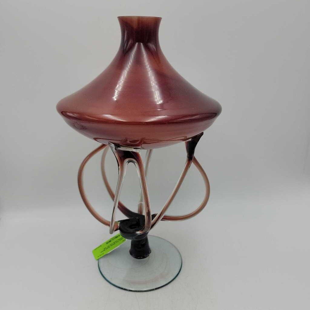 Art Glass Swirl Bowl (DMG) 0315