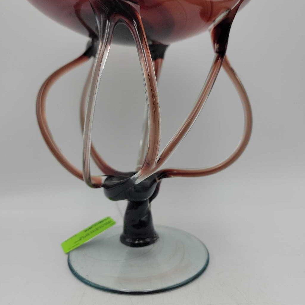 Art Glass Swirl Bowl (DMG) 0315