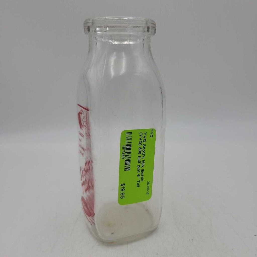 Scott's Milk Bottle (YVO) 506 half pint