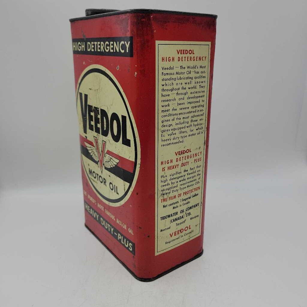 Veedol motor oil Tin Can Gallon (Jef)