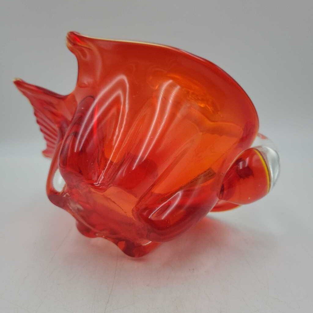 Art Glass Bird Bowl (DMG) 0089