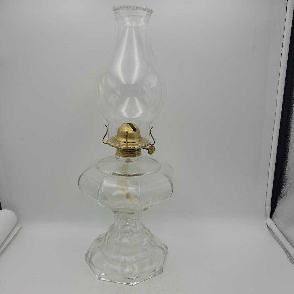 Large Oil Lantern Clean with wick (JAS)