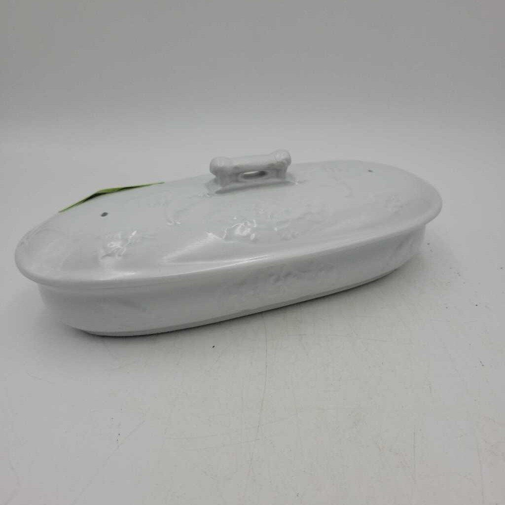 Ironstone Toothbrush Comb Holder (YVO) (506)