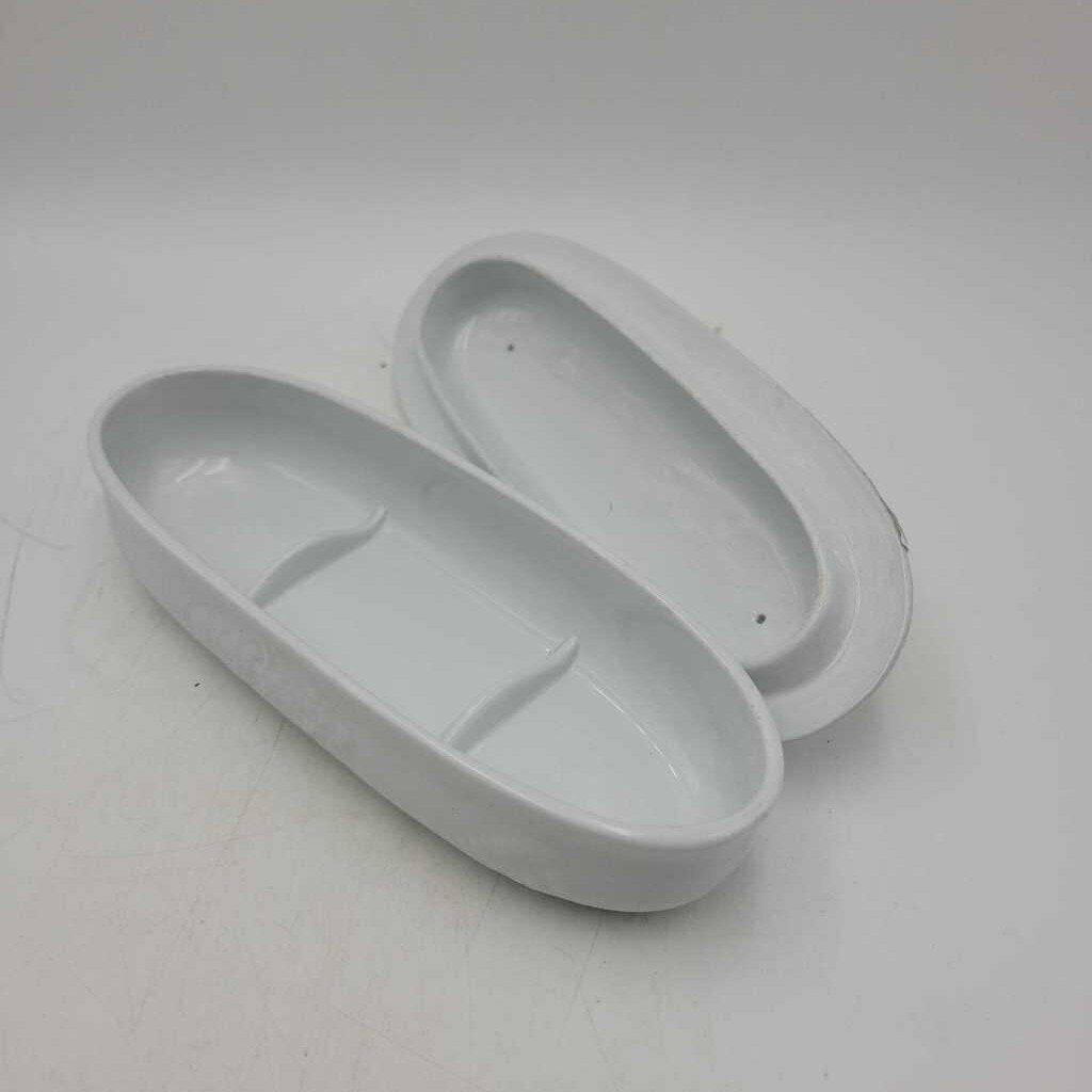Ironstone Toothbrush Comb Holder (YVO) (506)