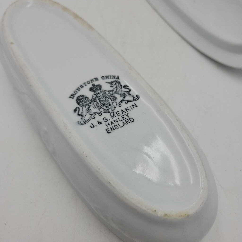 Ironstone Toothbrush Comb Holder (YVO) (506)